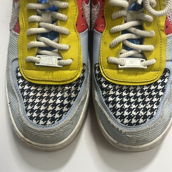 NIKE AIRFORCE 1 SHADOW MULTICOLORED SNEAKERS SIZE 9 DM‎ 8076-100 - Picture 5 of 8